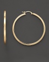 14K Gold Extra Large Hoop Earrings