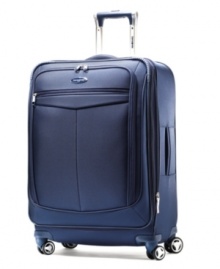 Made for travel's twists and turns with four multi-directional spinner wheels that easily mimic your movements and always follow your lead. An innovative design combines the unrivaled protection of a durable hardside construction with a fully-stocked interior that makes organized travel a given. 10-year warranty. Qualifies for Rebate Made for travel's twists and turns with four multi-directional spinner wheels that easily mimic your movements and always follow your lead. An innovative design combines the unrivaled protection of a durable hardside construction with a fully-stocked interior that makes organized travel a given. 10-year warranty. Qualifies for Rebate