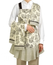 Come home to a kitchen full of personality and life. This set includes everything you need-a chic apron and three ultra-absorbent towels-to conquer the kitchen. The lively design brightens up your space and keeps style a part of every recipe. Come home to a kitchen full of personality and life. This set includes everything you need-a chic apron and three ultra-absorbent towels-to conquer the kitchen. The lively design brightens up your space and keeps style a part of every recipe.