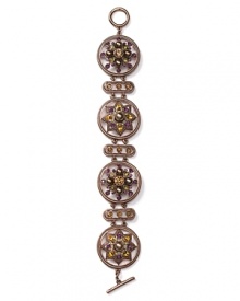 Introduce this season's richest hues into your jewelry box with Carolee's rhinestone-encrusted bracelet. Go for baroque and wear this ornate sparkler to complement a molten metallic palette. Introduce this season's richest hues into your jewelry box with Carolee's rhinestone-encrusted bracelet. Go for baroque and wear this ornate sparkler to complement a molten metallic palette.