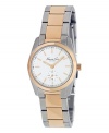 A chic mini watch with rosy hues by Kenneth Cole New York.