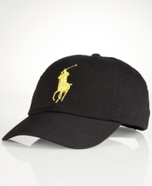 Ralph Lauren's official limited edition US Open baseball cap is crafted from durable cotton chino twill with an iconic embroidered pony.