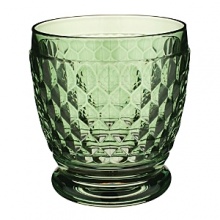 Since 1748, families the world over have turned to Villeroy & Boch for fine European porcelains. Today, they design a wealth of stemware to complement the Villeroy & Boch style. Boston Green is a heavy crystal glassware pattern with short stems. Boston Stemware also available in Clear, Blue, and Red. Also available are the double old fashioned glass and highball glass. Since 1748, families the world over have turned to Villeroy & Boch for fine European porcelains. Today, they design a wealth of stemware to complement the Villeroy & Boch style. Boston Green is a heavy crystal glassware pattern with short stems. Boston Stemware also available in Clear, Blue, and Red. Also available are the double old fashioned glass and highball glass.