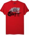 A graffiti style graphic gives this Trukfit tee its cool street style.