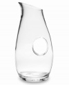 Modern style meets everyday function in this fashionable pitcher. A beautiful addition to the Tuscany stemware and barware collection from Lenox, this intriguing yet graceful piece features a smooth pierced handle design. Qualifies for Rebate