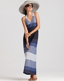 Joie A La Place's ombre maxi dress is a chic way to take cover. This versatile style slips over your favorite bikini with flat sandals to take you from pool-side to pretty. Joie A La Place's ombre maxi dress is a chic way to take cover. This versatile style slips over your favorite bikini with flat sandals to take you from pool-side to pretty.