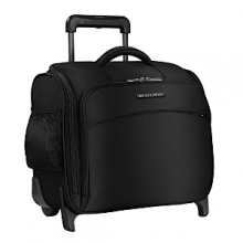 Ideal for air travel, this Briggs & Riley rolling cabin bag keeps you mobile while storing all your essentials. Store it beneath your seat or in the overhead compartment. A spacious main compartment enables incredible easy packing. Ideal for air travel, this Briggs & Riley rolling cabin bag keeps you mobile while storing all your essentials. Store it beneath your seat or in the overhead compartment. A spacious main compartment enables incredible easy packing.