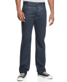 Dial it down. These textured dark-wash jeans from Girbaud give your casual look modern edge. Dial it down. These textured dark-wash jeans from Girbaud give your casual look modern edge.