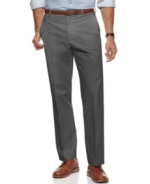 From your desk to dockside, these twill pants from Perry Ellis are a versatile addition to your wardrobe. From your desk to dockside, these twill pants from Perry Ellis are a versatile addition to your wardrobe.