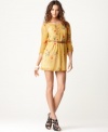 Pretty pleats and a floral print makes this Kensie dress oh-so sweet for spring -- perfect for a femme look!