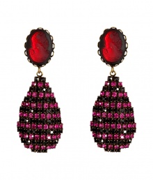 With their shimmering crystals and radiant tonal tincture, Dannijos drop earrings are a chic way to splash color into day and evening looks alike - Wear with everything from casual knits and jeans to fun cocktail dresses With their shimmering crystals and radiant tonal tincture, Dannijos drop earrings are a chic way to splash color into day and evening looks alike - Wear with everything from casual knits and jeans to fun cocktail dresses
