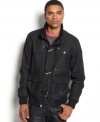 This stylish LRG jacket has a sleek slim fit and classic toggle-closure.