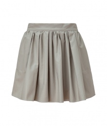 Inject Parisian-approved style into your daytime look with this flirty pleated skirt from Vanessa Bruno Ath? - Fitted waistband, all-over pleat detail, concealed back zip closure with button  - Style with a cropped sweater, ribbed tights, and ankle booties