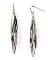 Tapping into the bohemian allure of feathers, R.J. Graziano's silver-plated earrings are a free spirited accessory. Wear them to add an on-trend touch to every look.