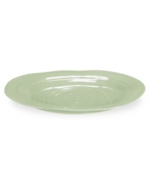 From celebrated chef and writer, Sophie Conran, comes incredibly durable dinnerware for every step of the meal, from oven to table. A ribbed texture gives this round platter the charming look of traditional hand thrown pottery. From celebrated chef and writer, Sophie Conran, comes incredibly durable dinnerware for every step of the meal, from oven to table. A ribbed texture gives this round platter the charming look of traditional hand thrown pottery.