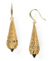 Work effortless elegance into your look with these Carolee earrings. They feature dramatic cone-shaped drops, which come cast in gold tone plate.