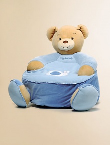 From the Blue Collection, this adorable design cradles your little one in soft, comfy support. Perfect gift for baby. Cotton velour with polyester fill24H X 19W X 16DMachine washImportedRecommended for 1 to 5 yearsPlease note: Regrettably, due to its size and shape, we are unable to provide a gift box or wrapping paper for this item. From the Blue Collection, this adorable design cradles your little one in soft, comfy support. Perfect gift for baby. Cotton velour with polyester fill24H X 19W X 16DMachine washImportedRecommended for 1 to 5 yearsPlease note: Regrettably, due to its size and shape, we are unable to provide a gift box or wrapping paper for this item.