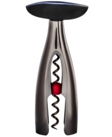 Turn it out. Simply twist its handle clockwise and Le Creuset's Activ-Ball corkscrew will remove and, thanks to a clever double-helix design, eject the cork entirely. Its flex control system adjusts to fit any bottle, flanged or not. Model TM300L. Turn it out. Simply twist its handle clockwise and Le Creuset's Activ-Ball corkscrew will remove and, thanks to a clever double-helix design, eject the cork entirely. Its flex control system adjusts to fit any bottle, flanged or not. Model TM300L.