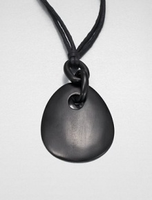 A timeless teardrop-shaped pendant creates an eye-catching effect for this corded necklace. Length, about 36Pendant size, about 3Drop, about 4Cord tiesImported A timeless teardrop-shaped pendant creates an eye-catching effect for this corded necklace. Length, about 36Pendant size, about 3Drop, about 4Cord tiesImported
