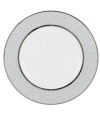 At once formal and festive, the Pearl Beads accent plate sets a celebratory tone in fine bone china wrapped in bands of shimmering platinum. Swirling white dots adds a sense of playfulness to an elegant Lenox dinnerware collection. Qualifies for Rebate