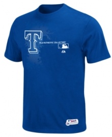 Honorary MVP. You'll be an integral part of the team when you're cheering them on in this Texas Rangers MLB t-shirt from Majestic. Honorary MVP. You'll be an integral part of the team when you're cheering them on in this Texas Rangers MLB t-shirt from Majestic.
