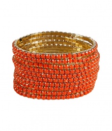 Add bold style to any look with these attention-grabbing bracelets from R.J. Graziano - Metal and pearl filigree stones, trendy stackable look - Style with a casual cocktail look or with an elevated jeans-and-tee outfit Add bold style to any look with these attention-grabbing bracelets from R.J. Graziano - Metal and pearl filigree stones, trendy stackable look - Style with a casual cocktail look or with an elevated jeans-and-tee outfit