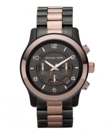 Up-to-the-minute style: a contemporary Runway watch by Michael Kors.