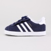 First issued in 1968 as an all-around training shoe for top athletes, the adidas Gazelle has been scaled to fit your aspiring champion. These adidas Gazelle CMF shoes are all-suede in classic, easy-to-match colors. Soft Cell technology and more padding along the collar provide extra comfort.