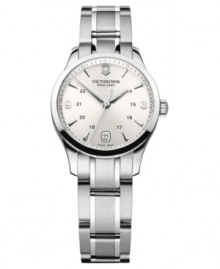 Forge a bond with this sleek and durable Alliance collection watch by Victorinox Swiss Army. Forge a bond with this sleek and durable Alliance collection watch by Victorinox Swiss Army.