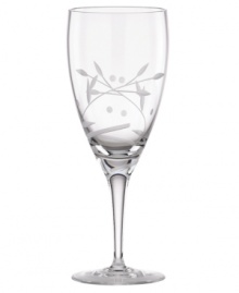 Etched with a playful dot and vine motif, this Lenox all-purpose glass is a refreshing and, in dishwasher-safe crystal, amazingly fuss-free addition to fine dining. Qualifies for Rebate Etched with a playful dot and vine motif, this Lenox all-purpose glass is a refreshing and, in dishwasher-safe crystal, amazingly fuss-free addition to fine dining. Qualifies for Rebate