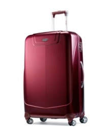 Made for travel's twists and turns with four multi-directional spinner wheels that easily mimic your movements and always follow your lead. An innovative design combines the unrivaled protection of a durable hardside construction with a fully-stocked interior that makes organized travel a given. 10-year warranty. Qualifies for Rebate Made for travel's twists and turns with four multi-directional spinner wheels that easily mimic your movements and always follow your lead. An innovative design combines the unrivaled protection of a durable hardside construction with a fully-stocked interior that makes organized travel a given. 10-year warranty. Qualifies for Rebate