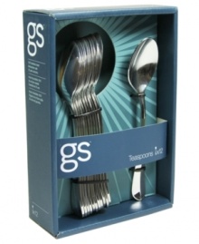 Spoons by the dozen. Prepare for a dinner party and stock the buffet with Celebration teaspoons from Gourmet Settings. Polished stainless steel is dishwasher safe and simple enough to complement any spread. Spoons by the dozen. Prepare for a dinner party and stock the buffet with Celebration teaspoons from Gourmet Settings. Polished stainless steel is dishwasher safe and simple enough to complement any spread.