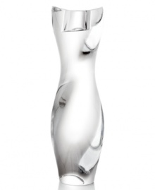 A work of tranquil elegance, River candlesticks from Nambe flow and catch the light like water in sumptuous clear crystal. A work of tranquil elegance, River candlesticks from Nambe flow and catch the light like water in sumptuous clear crystal.