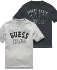 Help champion the sun with this California t-shirt from Guess Help champion the sun with this California t-shirt from Guess