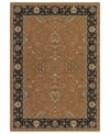 Evoking classing Persian patternwork in an ebony, gold and cream ground, the Tamena area rug from Couristan offers intricate beauty for your floors. Woven of heat-set Courton™ polypropylene, a synthetic fiber that's meticulously crafted for durability.