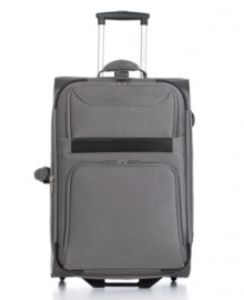 Hello handsome! Durable and attractive with a Perry Ellis embossed logo, this bag was made to see the world. Smooth-rolling wheels and an expandable carry-on construction with a fully-lined interior and multiple storage pockets make for effortless travel. 10-year warranty. (Clearance) Hello handsome! Durable and attractive with a Perry Ellis embossed logo, this bag was made to see the world. Smooth-rolling wheels and an expandable carry-on construction with a fully-lined interior and multiple storage pockets make for effortless travel. 10-year warranty. (Clearance)
