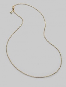 A classic design, extra bold and extra brilliant in 18k gold, to wear alone or with your favorite pendant or charm. 18k yellow gold Length, about 16 Lobster clasp Made in Italy A classic design, extra bold and extra brilliant in 18k gold, to wear alone or with your favorite pendant or charm. 18k yellow gold Length, about 16 Lobster clasp Made in Italy