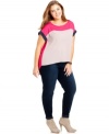 Team the season's latest tops with Hot Kiss' plus size corduroy skinnies!