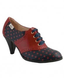 Prim and proper polka dots. The Love Rachel Antonoff Lady oxfords make any outfit that much more lady-like.