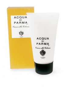 A hydrating hand and body cream rich in emollient ingredients and scented with the classic universal citrus scent of the Colonia fragrance. 5 oz. A hydrating hand and body cream rich in emollient ingredients and scented with the classic universal citrus scent of the Colonia fragrance. 5 oz.