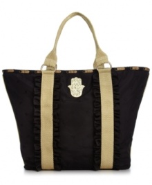 Practical and poised for whatever the day demands, this take-anywhere tote from LeSportsac is the perfect companion. Durable nylon is dressed in glam, gold piping and subtle signature plaque, while the roomy interior stows essentials with the utmost discretion. Practical and poised for whatever the day demands, this take-anywhere tote from LeSportsac is the perfect companion. Durable nylon is dressed in glam, gold piping and subtle signature plaque, while the roomy interior stows essentials with the utmost discretion.