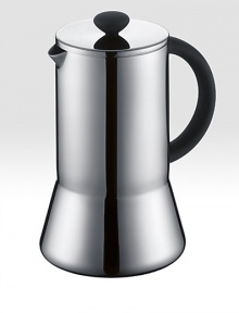 The simple, clean conic design positions this versatile design as a timeless classic. A double wall of durable stainless steel keeps coffee hot longer while the 3-part plus and mesh filter allows for a premium extraction of coffee's aromatic oils and subtle flavors.8-cup/34-oz. capacityStainless-steel frame with ergonomic handle8.5 X 6.5Dishwasher safeImported The simple, clean conic design positions this versatile design as a timeless classic. A double wall of durable stainless steel keeps coffee hot longer while the 3-part plus and mesh filter allows for a premium extraction of coffee's aromatic oils and subtle flavors.8-cup/34-oz. capacityStainless-steel frame with ergonomic handle8.5 X 6.5Dishwasher safeImported