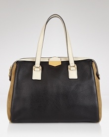MARC BY MARC JACOBS is having a color block party. This ladylike satchel flaunts a structured, sophisticated shape and on-trend tonal leather detailing. MARC BY MARC JACOBS is having a color block party. This ladylike satchel flaunts a structured, sophisticated shape and on-trend tonal leather detailing.