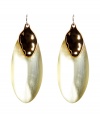 These glamorous earrings are an ultra-chic addition to any outfit - Oval-shaped Lucite in a classic drop style with gold touches - Style with elevated basics for day or with cocktail-ready attire for evening - Made by famous jewelry genius and celeb favorite Alexis Bittar