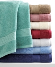 Turn your bathroom into a spa-like retreat with this Excellence hand towel from Charter Club. Features luxurious Egyptian cotton with two-ply loops for extra durability and ultra-absorbency.