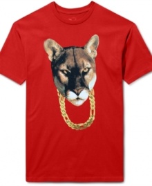 You'll be the cat's meow in this graphic t-shirt from Puma.