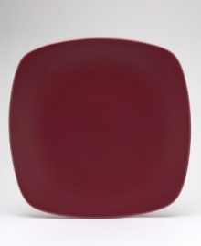 Mix and match these splashes of color for a tabletop with endless possibility! The modern coupe shape and two-tone hues mean this large quad plate will bring life to any décor. Select pieces in your favorite shades to create a customized dinnerware collection. Mix and match these splashes of color for a tabletop with endless possibility! The modern coupe shape and two-tone hues mean this large quad plate will bring life to any décor. Select pieces in your favorite shades to create a customized dinnerware collection.