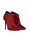 Versatile and chic, these colorful calf hair booties from Giuseppe Zanotti will elevate both your daytime and nighttime ensembles - Pointed toe, side zip closure, stiletto heel - Pair with a figure-hugging cocktail frock, cropped trousers, or a pencil skirt