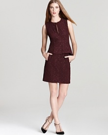 A flirty peplum brings feminine flair to this DIANE von FURSTENBERG dress, ornately rendered in delicate lace.