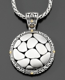 Take your style to the next level. This chic pendant from Balissima by Effy Collection is crafted in sterling silver with a bar and toggle closure. Approximate length: 18 inches. Approximate drop: 2 inches. Take your style to the next level. This chic pendant from Balissima by Effy Collection is crafted in sterling silver with a bar and toggle closure. Approximate length: 18 inches. Approximate drop: 2 inches.